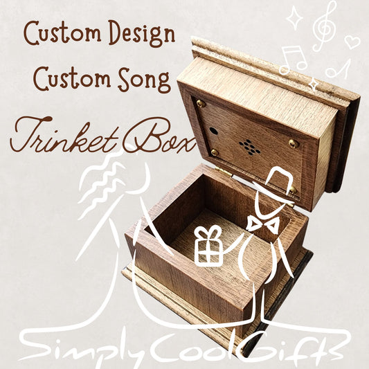 Custom Trinket Box with Custom Design for Millicent