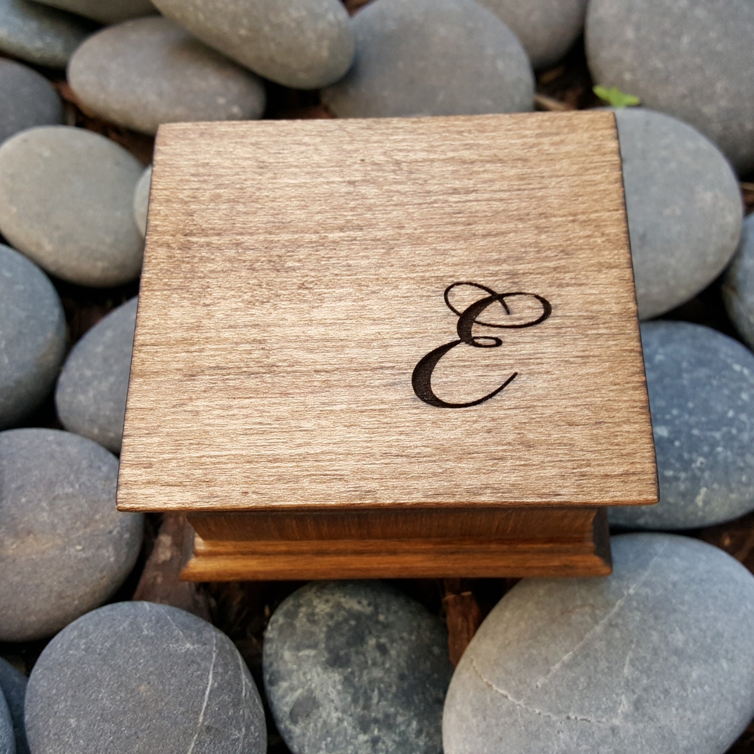 monogrammed music box custom made, choose color and song, add personalized engraving