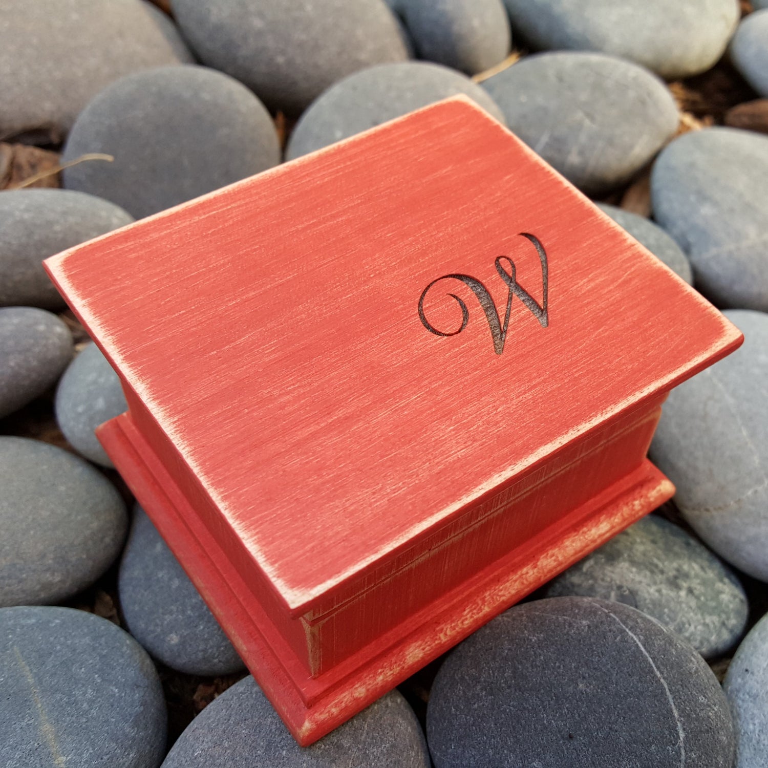 monogrammed music box custom made, choose color and song, add personalized engraving