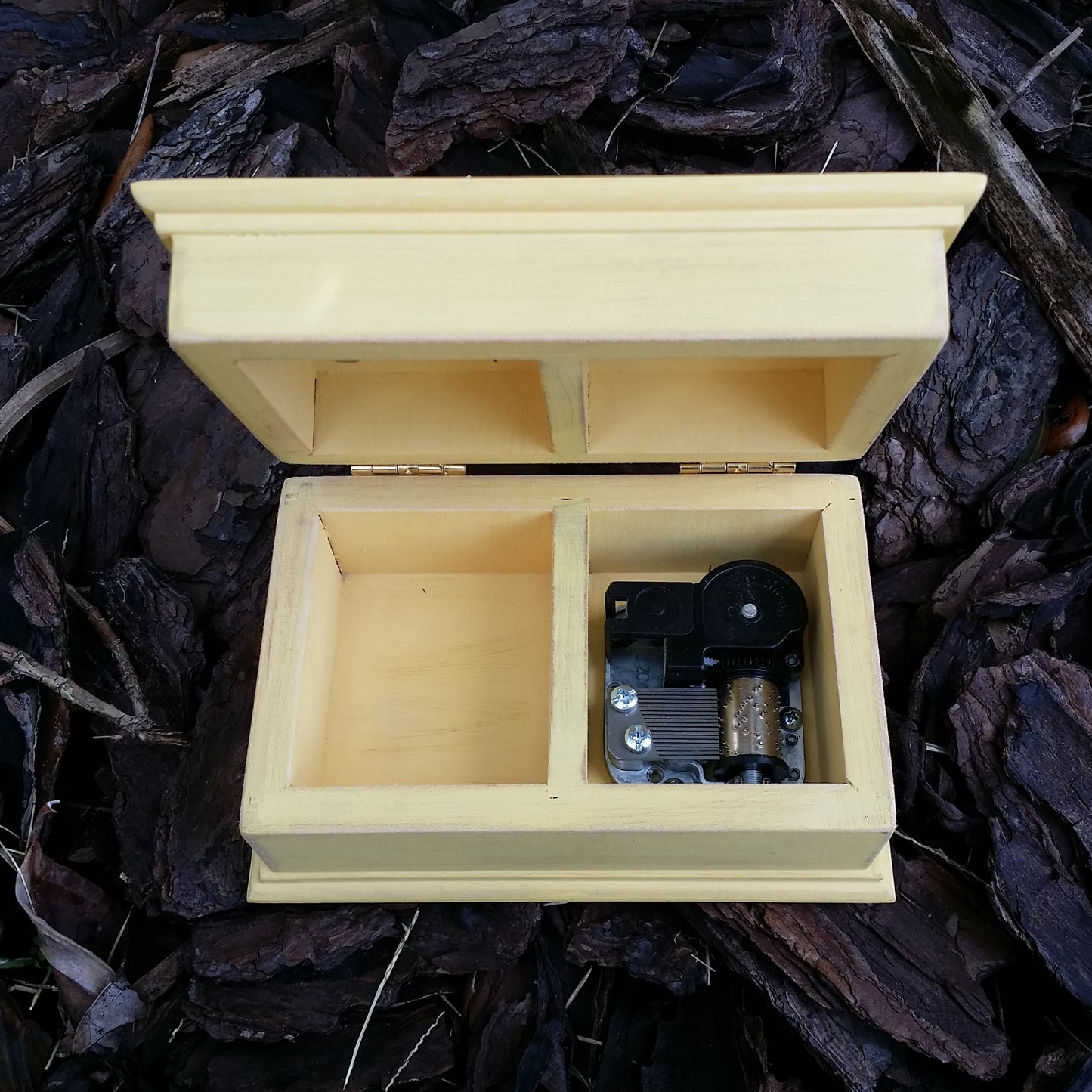 jewelry box with open lid