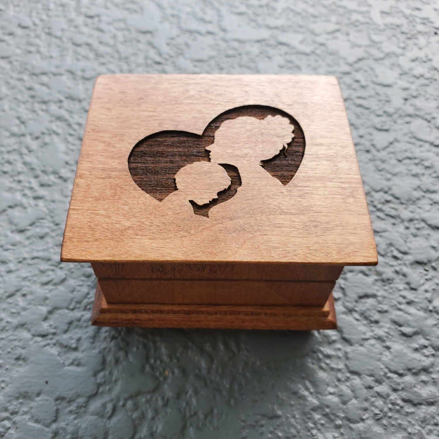 mom and son music box, mommy's boy gift, choose color and song