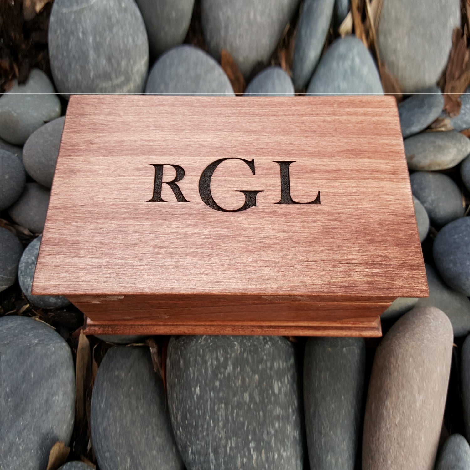 monogrammed jewelry box, wooden jewelry box with monogram engraved on top, choose color and song