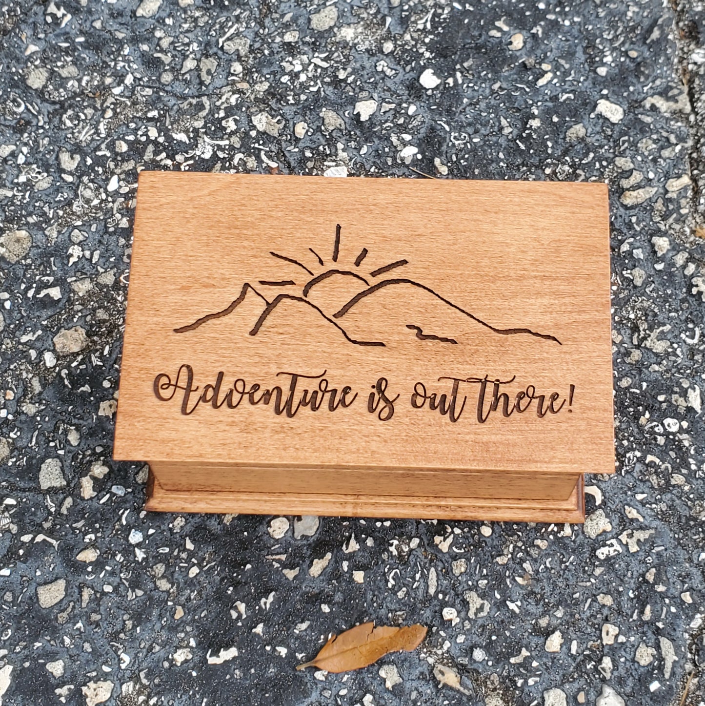 Adventure is Out There Jewelry Box with music of your choice
