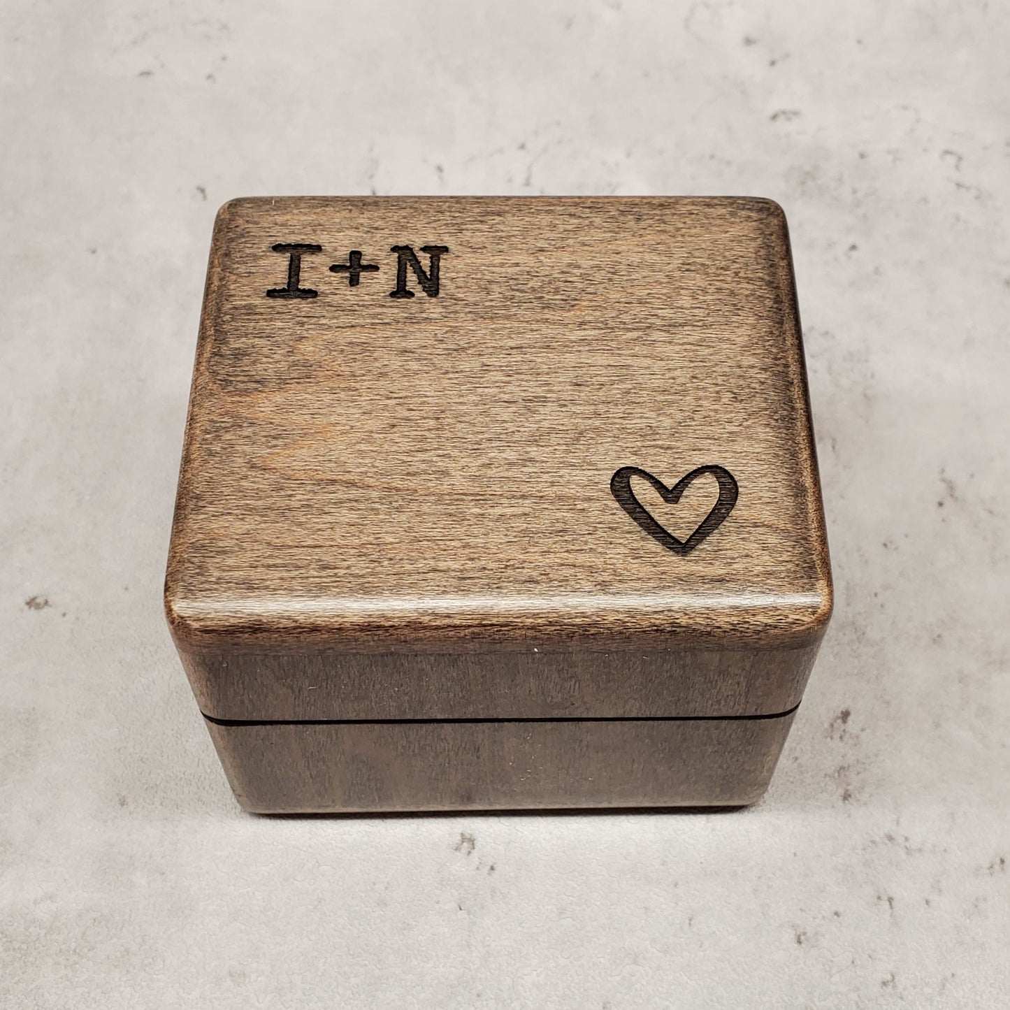 Monogrammed Proposal Box with Music, choose color and song