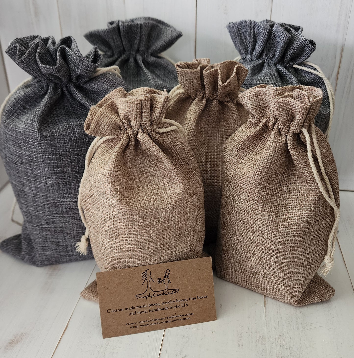 Canvas bags for packaging