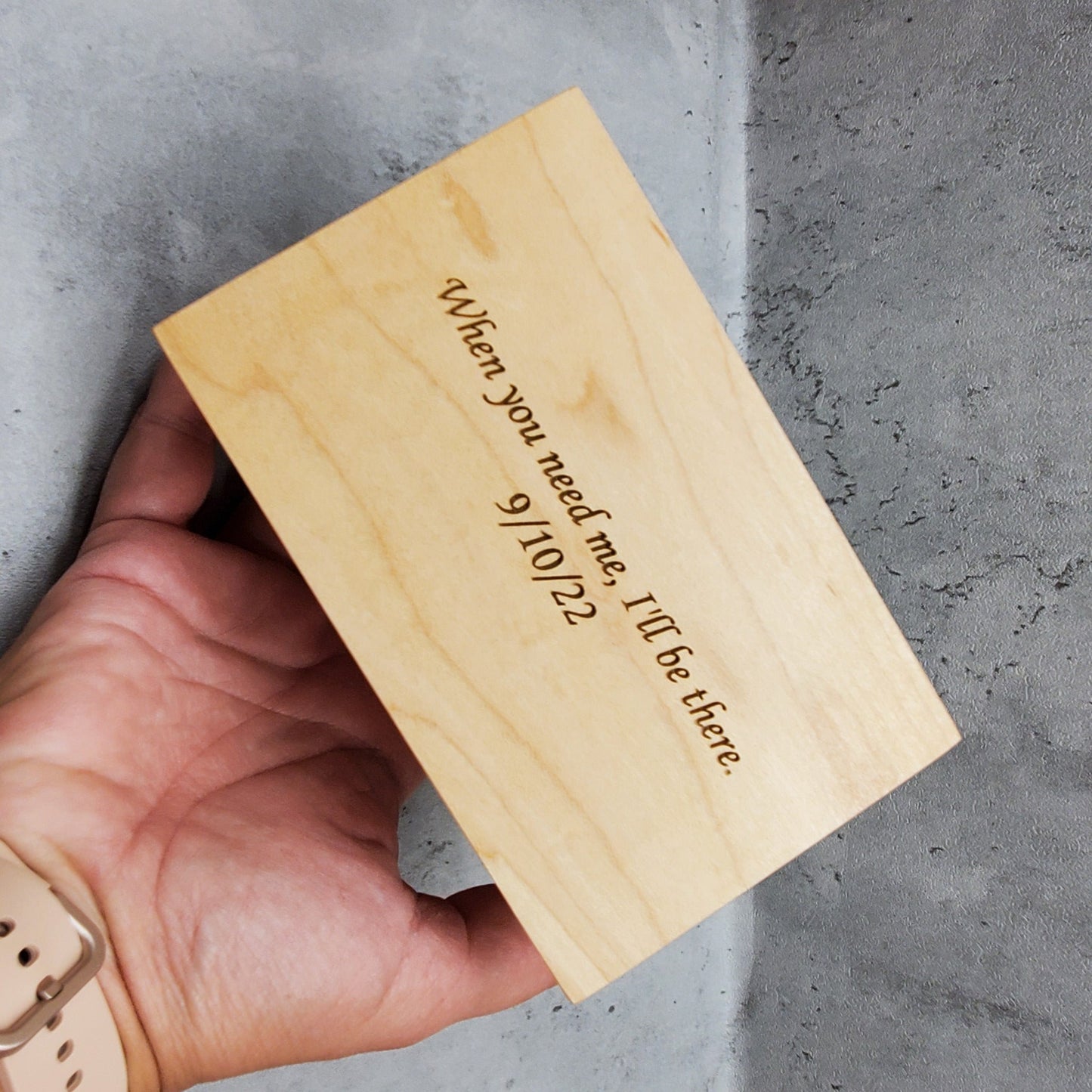 Wooden Jewelry Box with name on top, plays your song