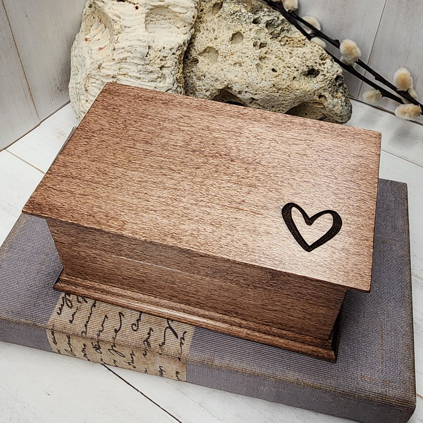 heart jewelry box playing your song, choose color, personalize