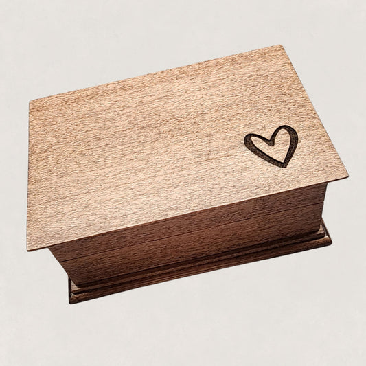 Personalized Heart Jewelry Box with Any Song