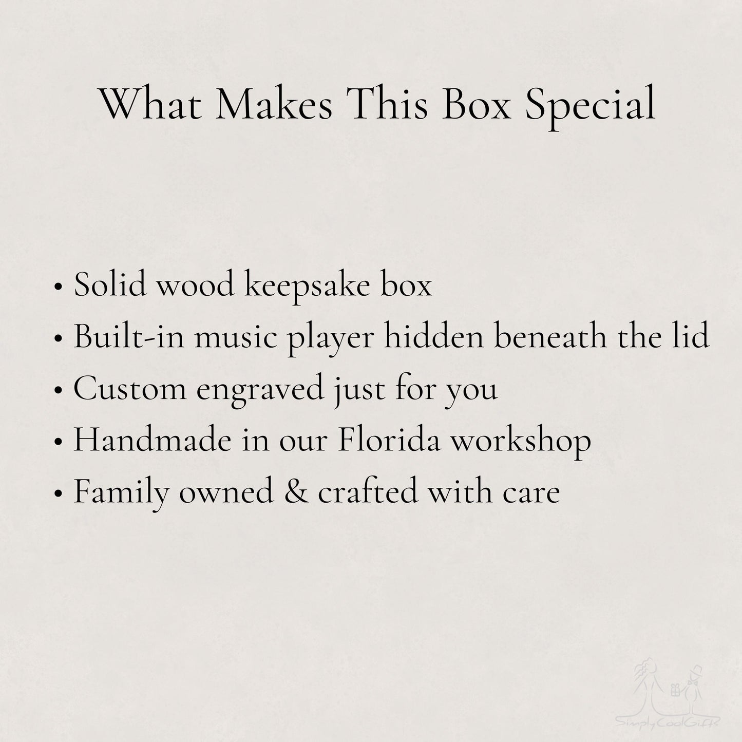Custom Wooden Music Box with Love Birds – Choose Your Song | Personalized Wind Up Keepsake