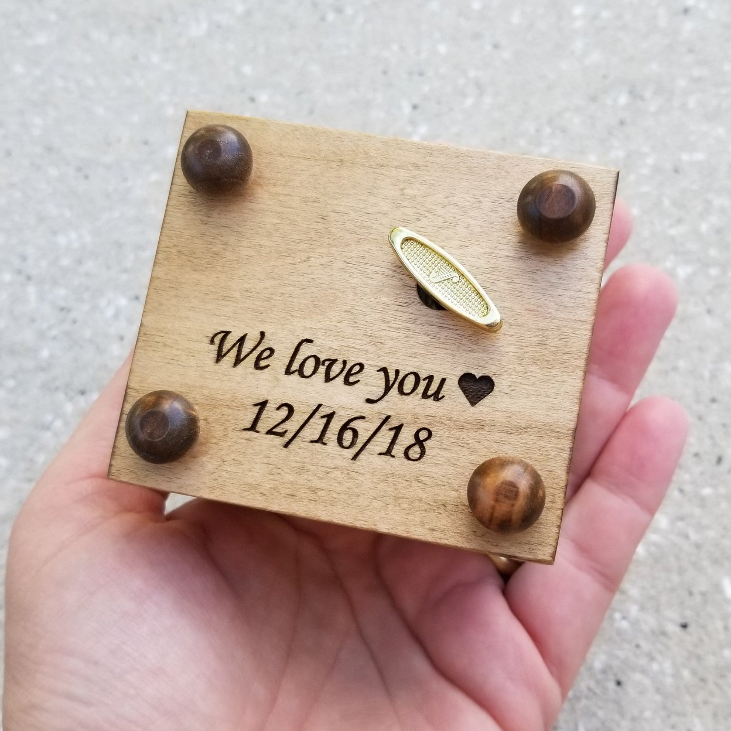 I love you to the clearance moon and back jewelry box