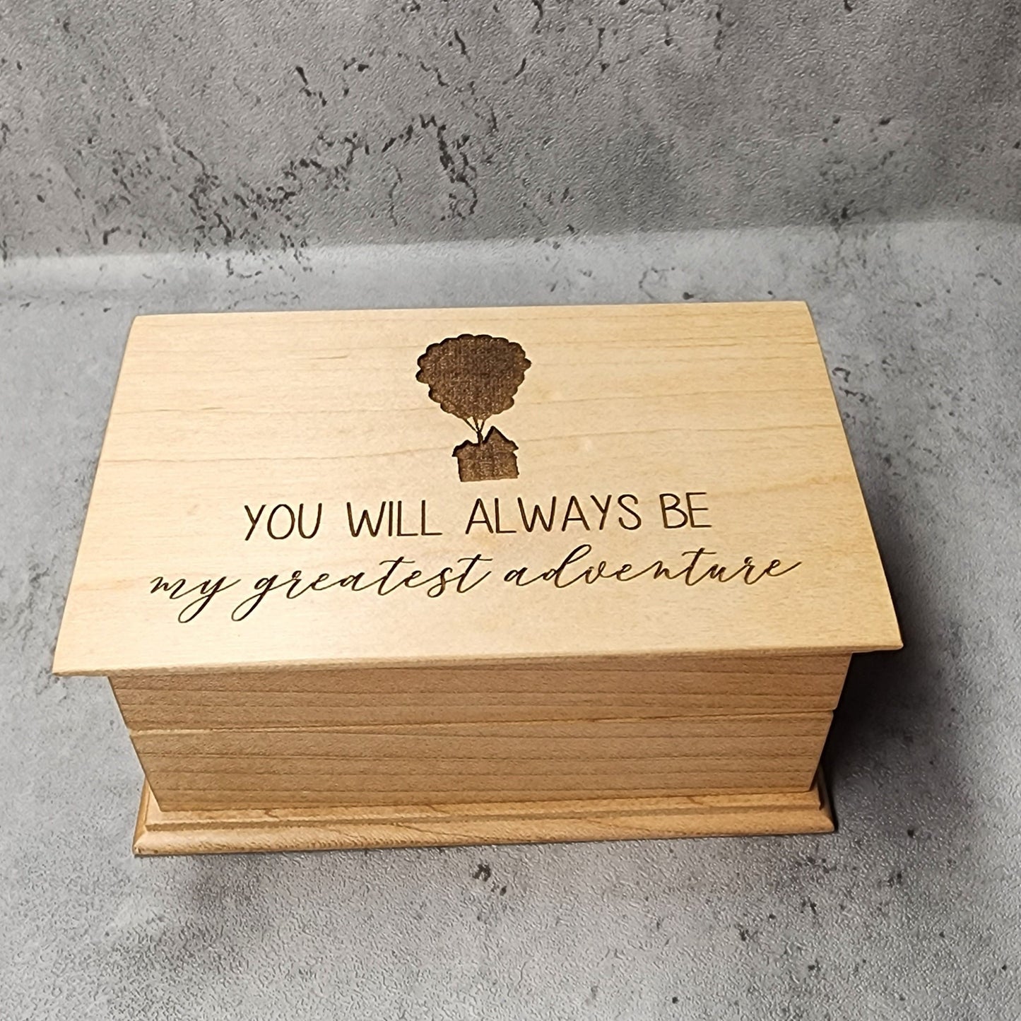 My Greatest Adventure Jewelry Box with music of your choice, personalize
