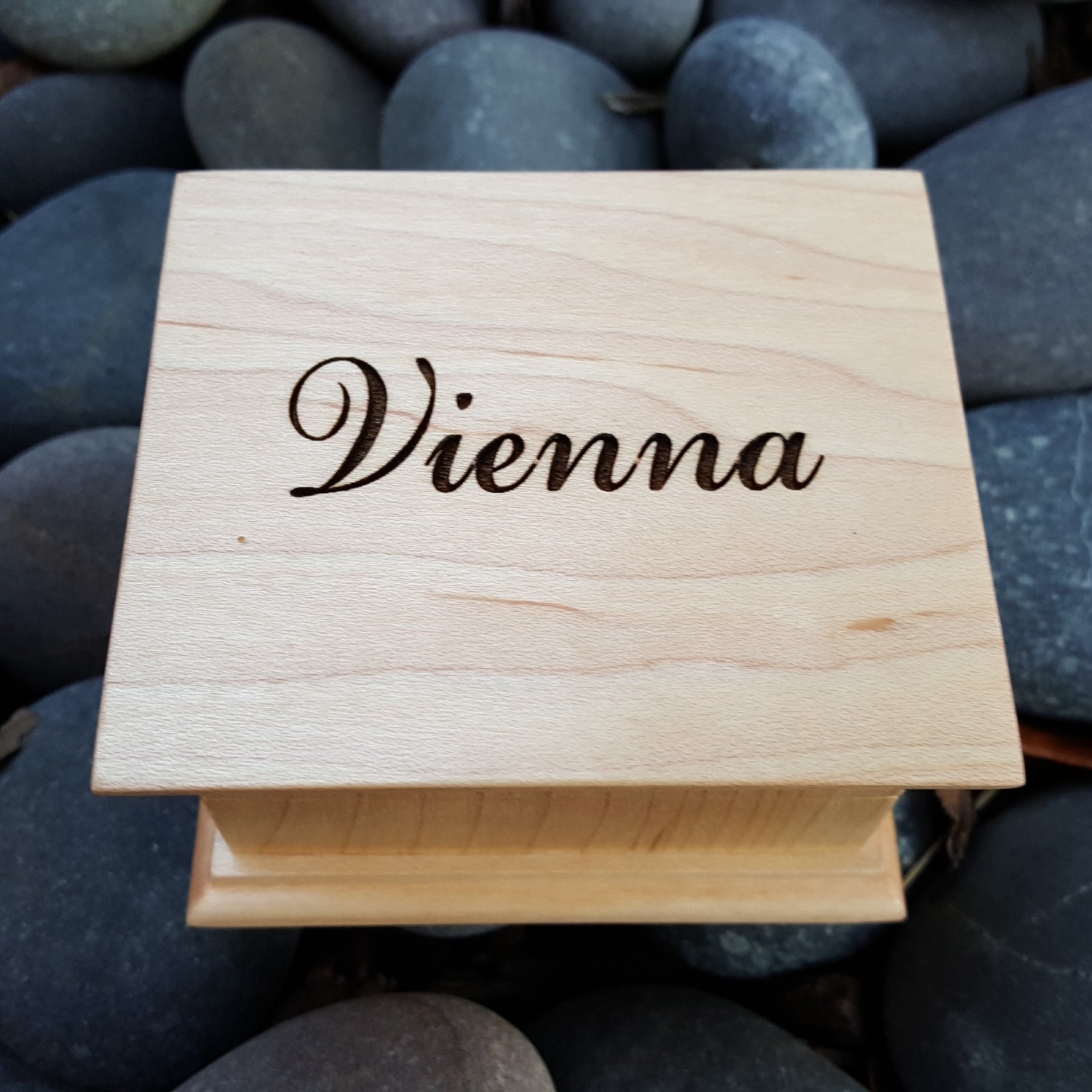 name engraved music box choose song and color, personalize
