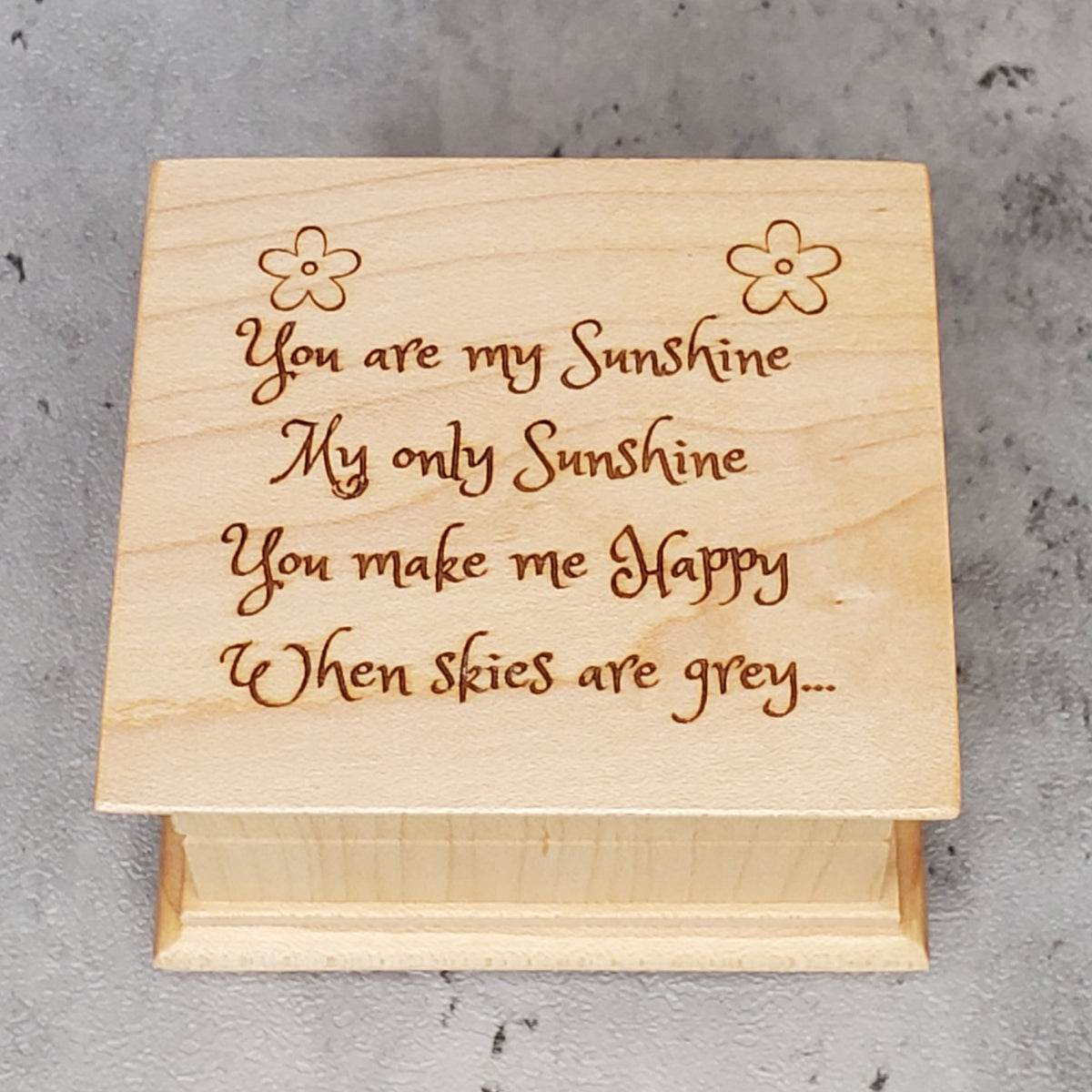 My sunshine music box, custom-made birthday gift, choose color and song