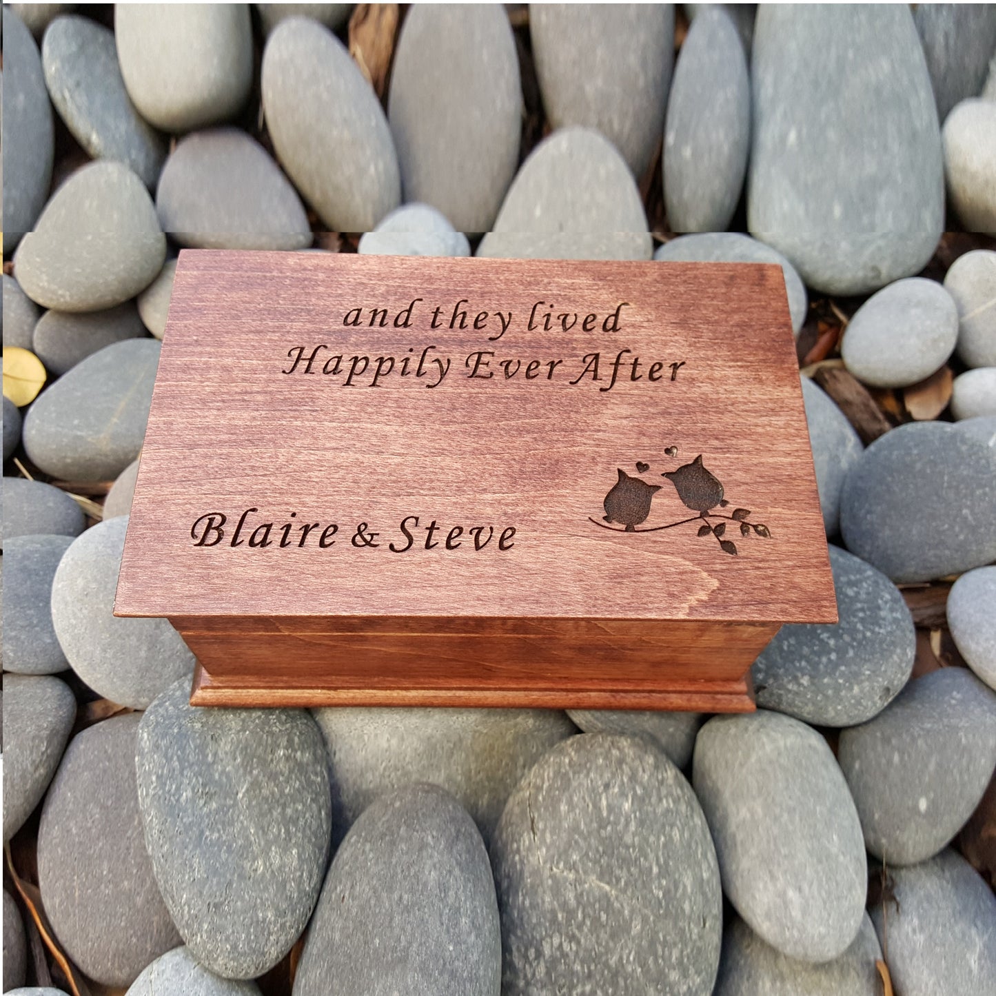 Happily Ever After jewelry box with built in music player, choose color and song