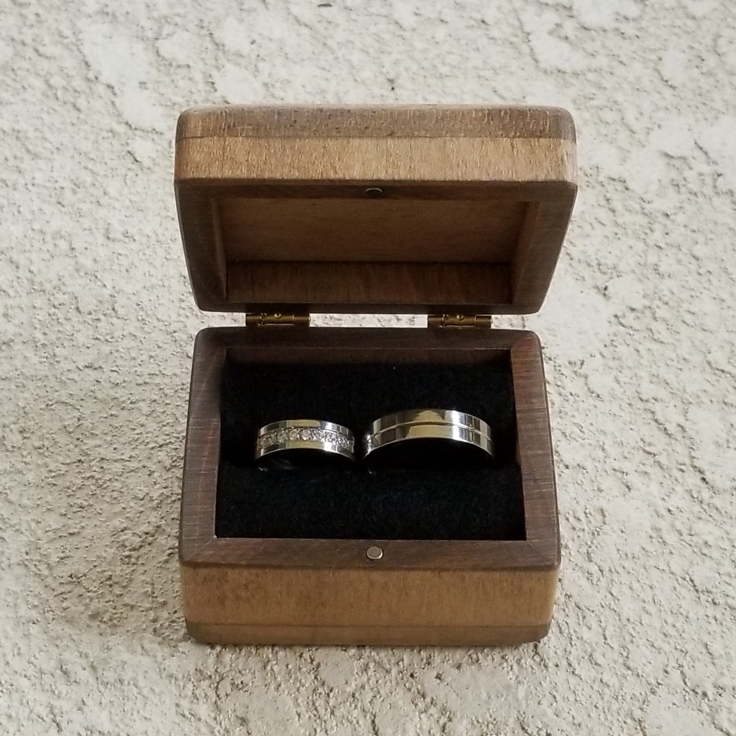 wedding ring box custom made